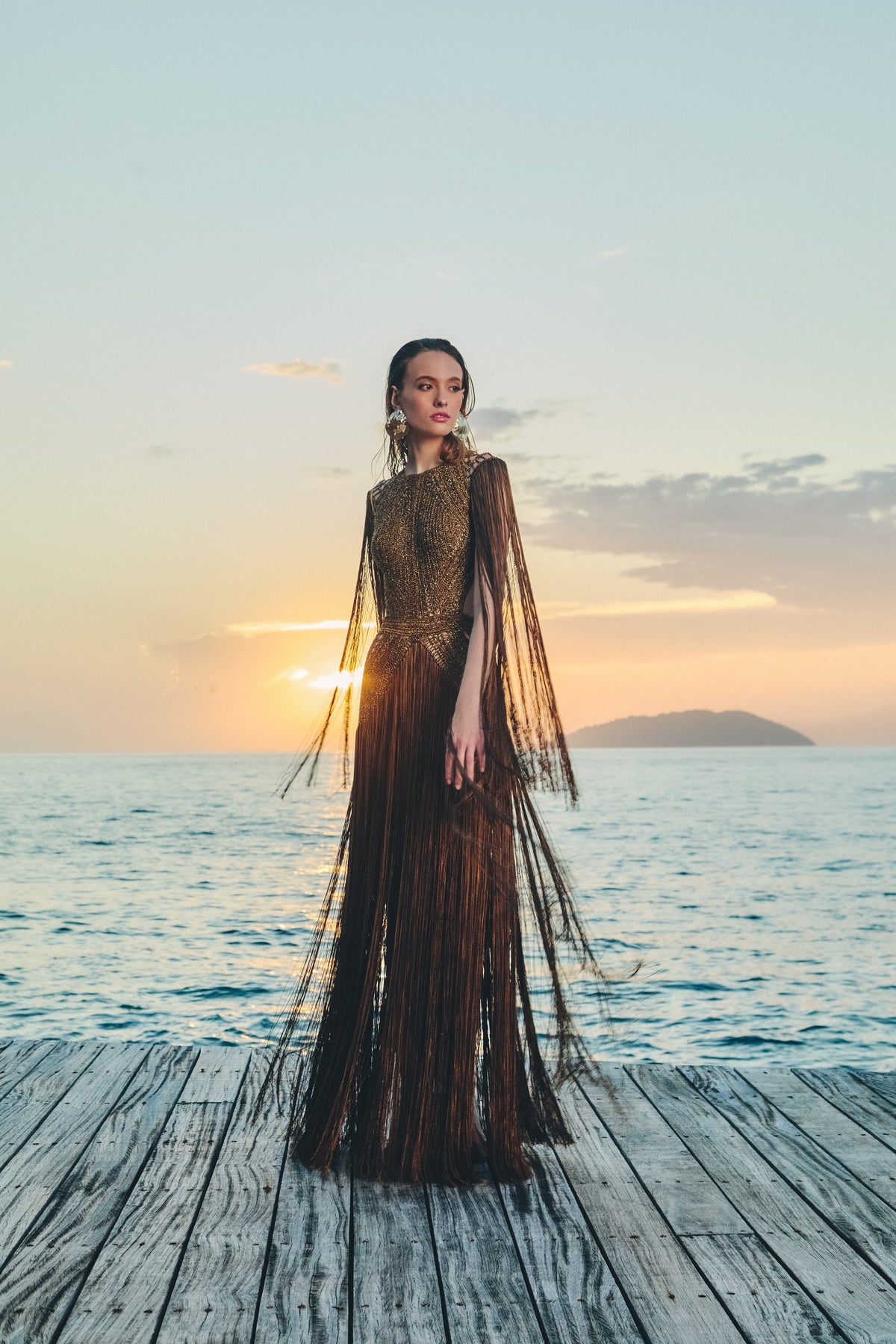 Bonito Maxi Dress - Golden Brown