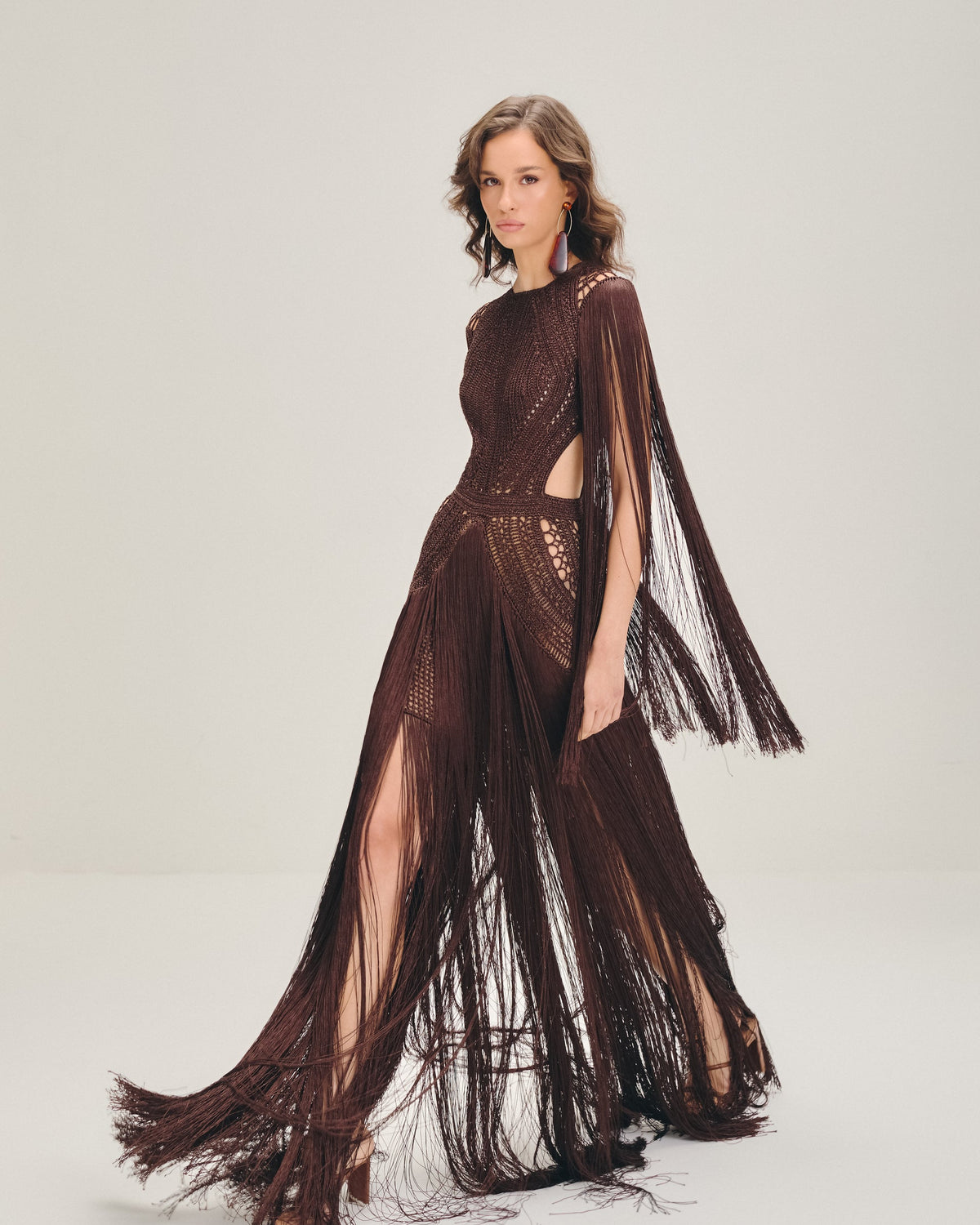 Bonito Maxi Dress - Coffee Brown