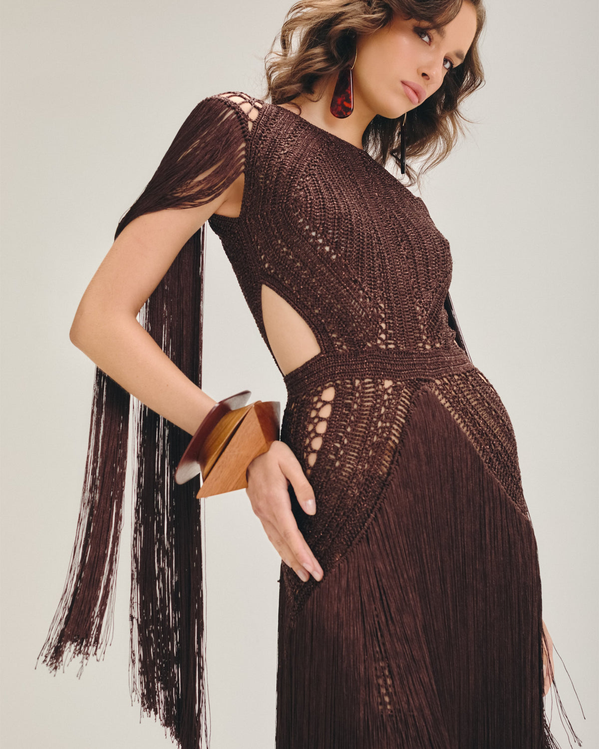 Bonito Maxi Dress - Coffee Brown