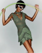 Milagres Mini Dress - Green