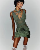 Milagres Mini Dress - Green