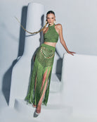 Be Tulum Maxi Skirt - Verde
