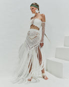 Be Tulum Maxi Skirt - Branco