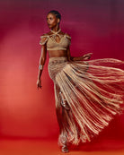 Be Tulum Maxi Skirt - Bronze