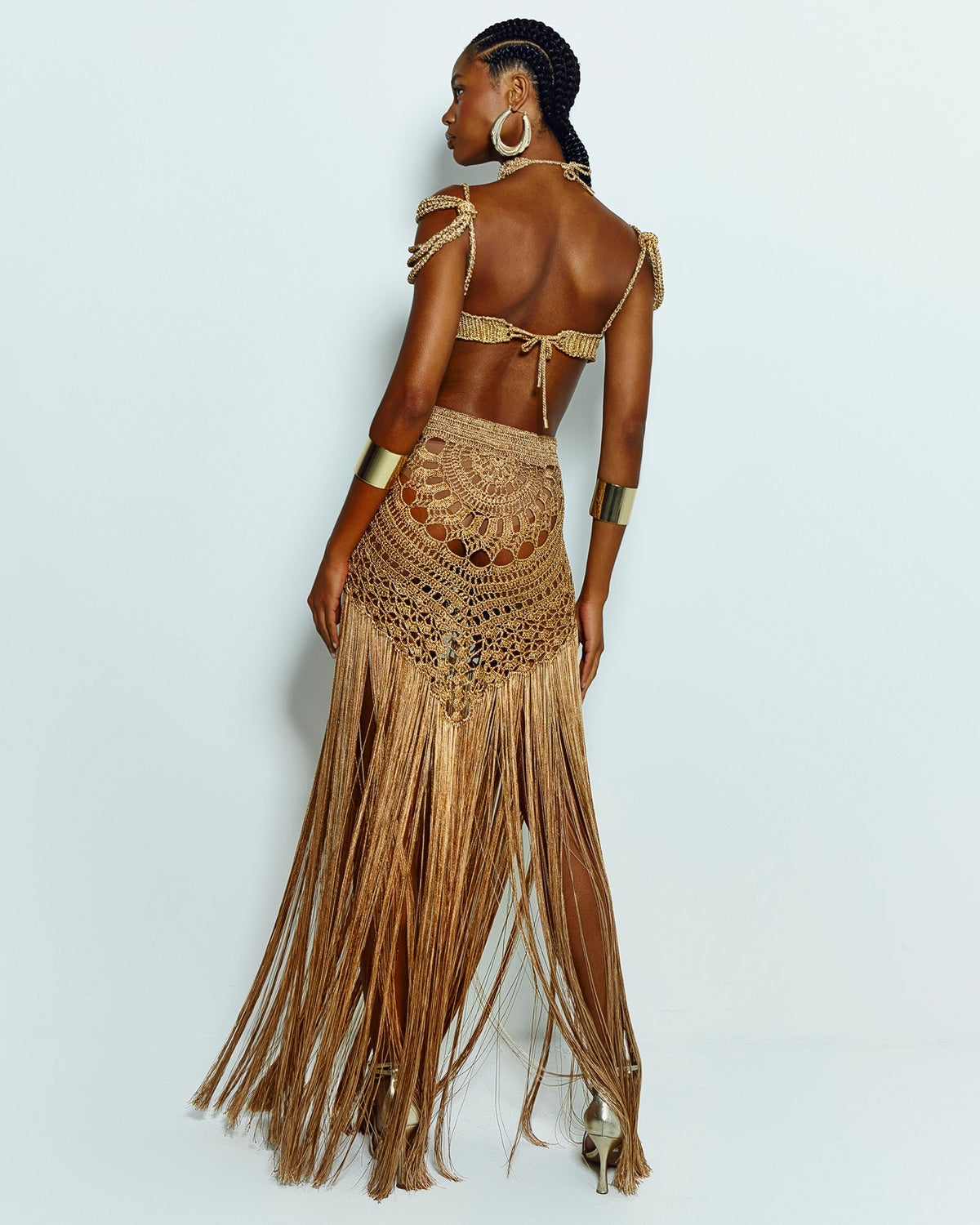 Be Tulum Maxi Skirt - Bronze