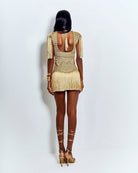 Costa Rica Mini Dress - Gold