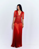Costa Rica Maxi Dress - Red