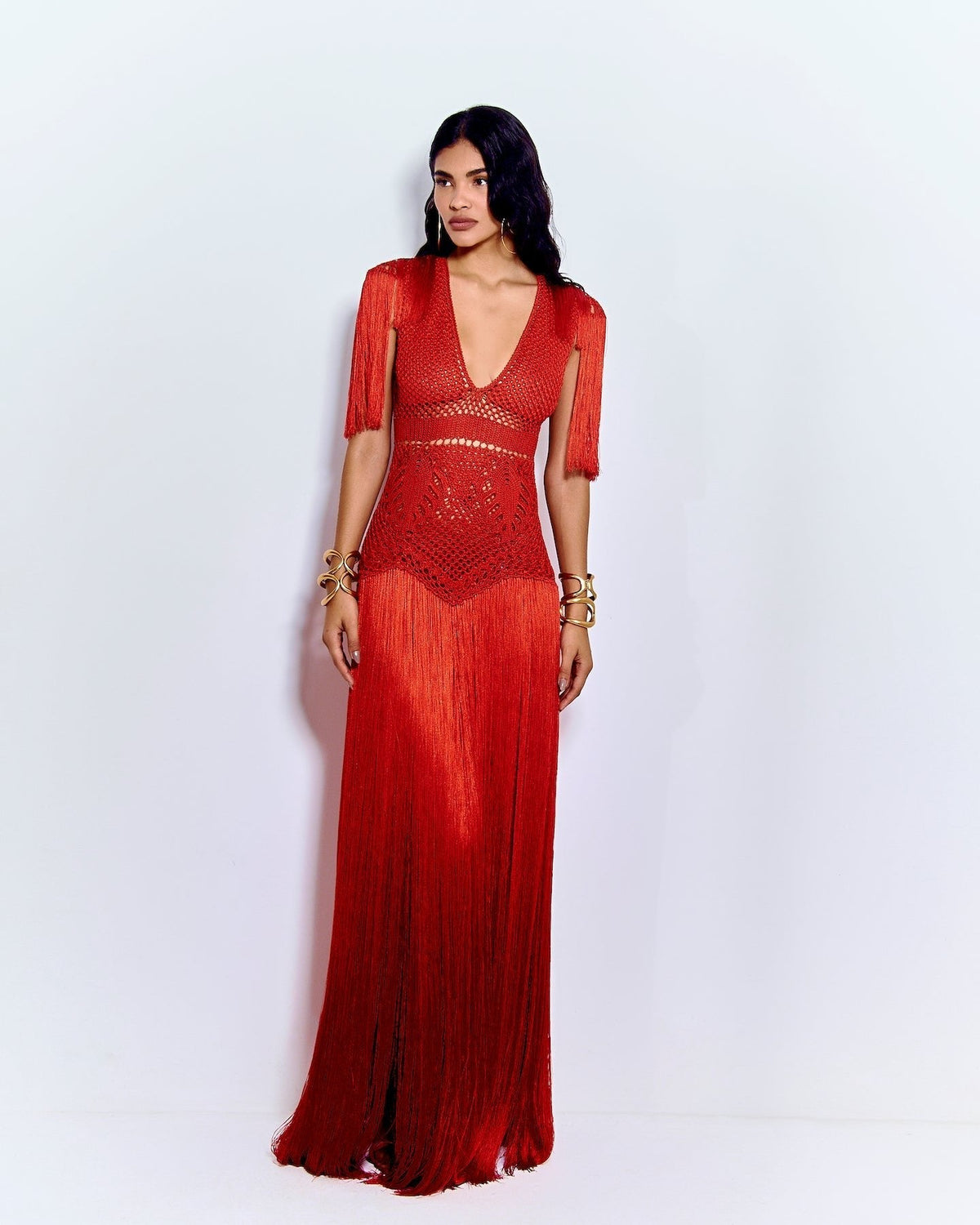 Costa Rica Maxi Dress - Red
