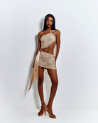 Genipabu Dress - Dourado rosé