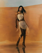 Genipabu Dress - Dourado rosé