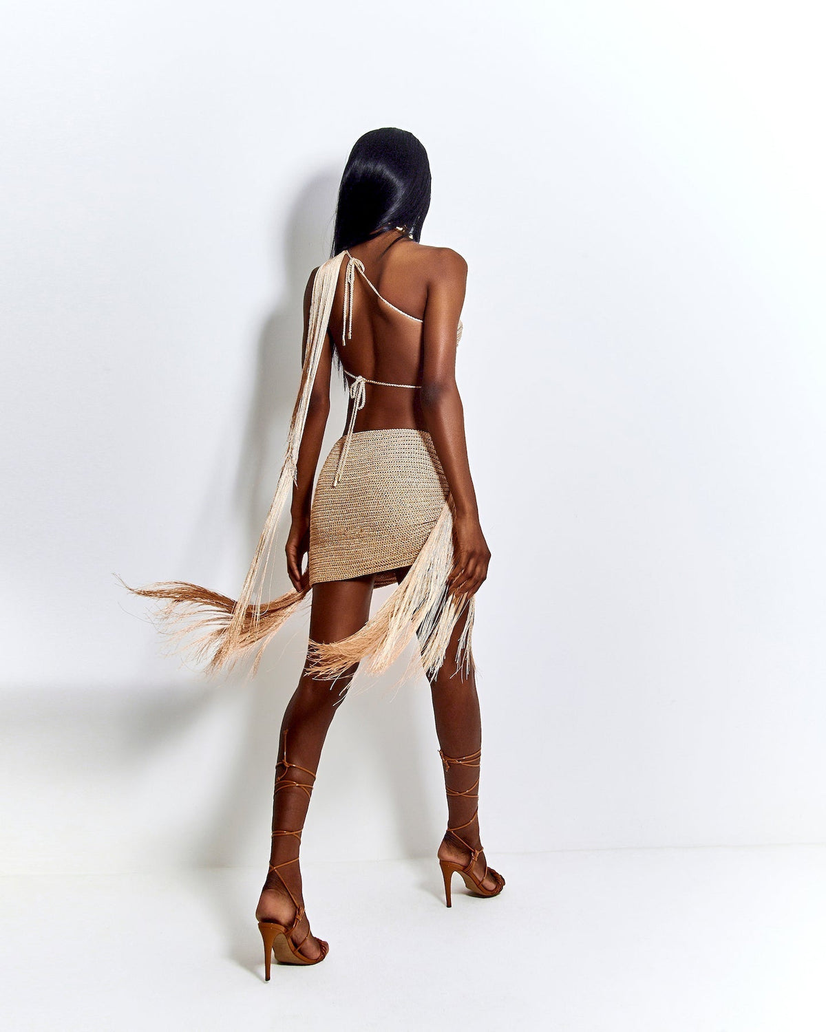 Genipabu Dress - Dourado rosé