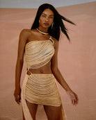 Genipabu Dress - Dourado rosé