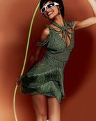 Milagres Mini Dress - Green