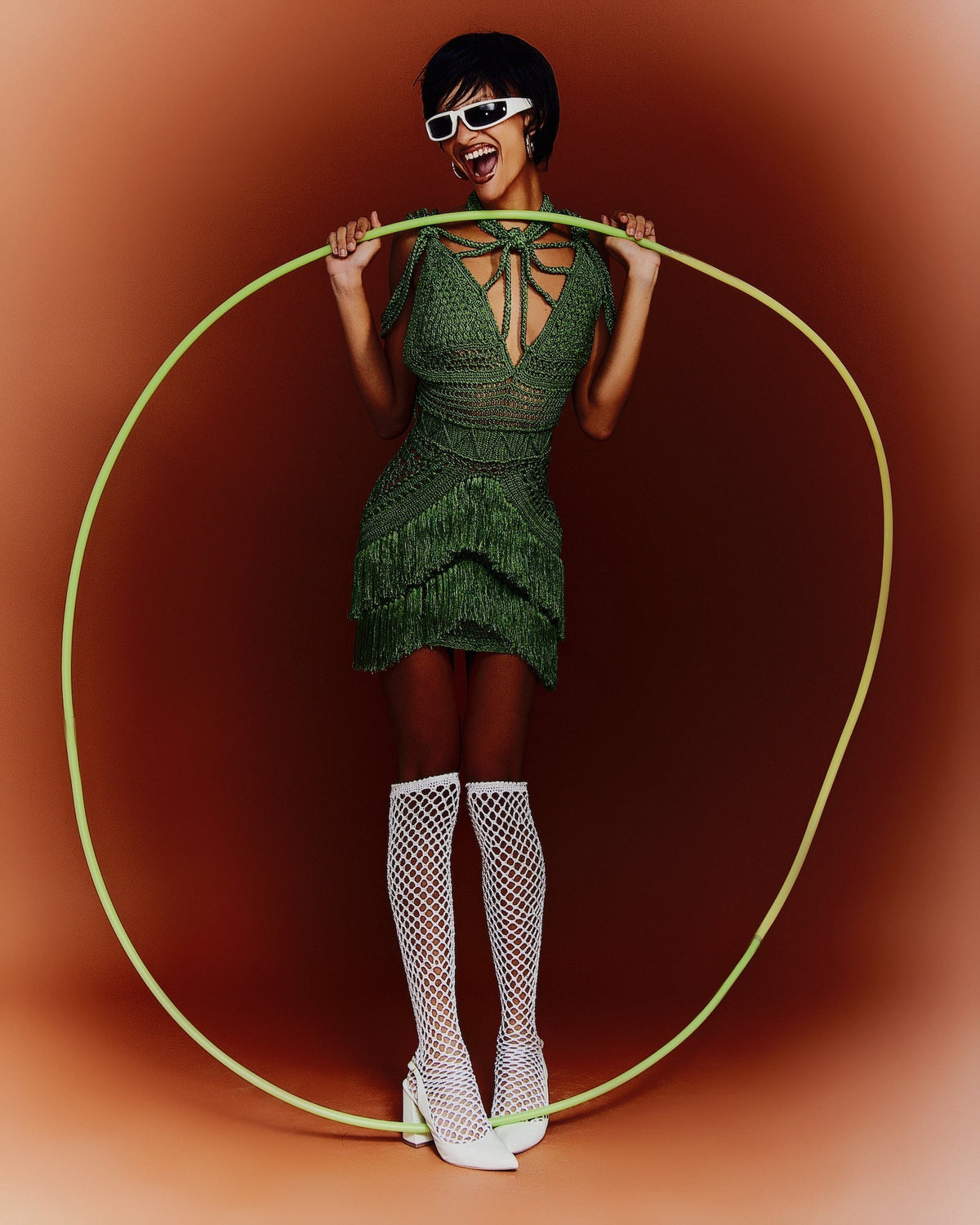 Milagres Mini Dress - Green