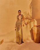 Oasis Maxi Dress - Golden Brown