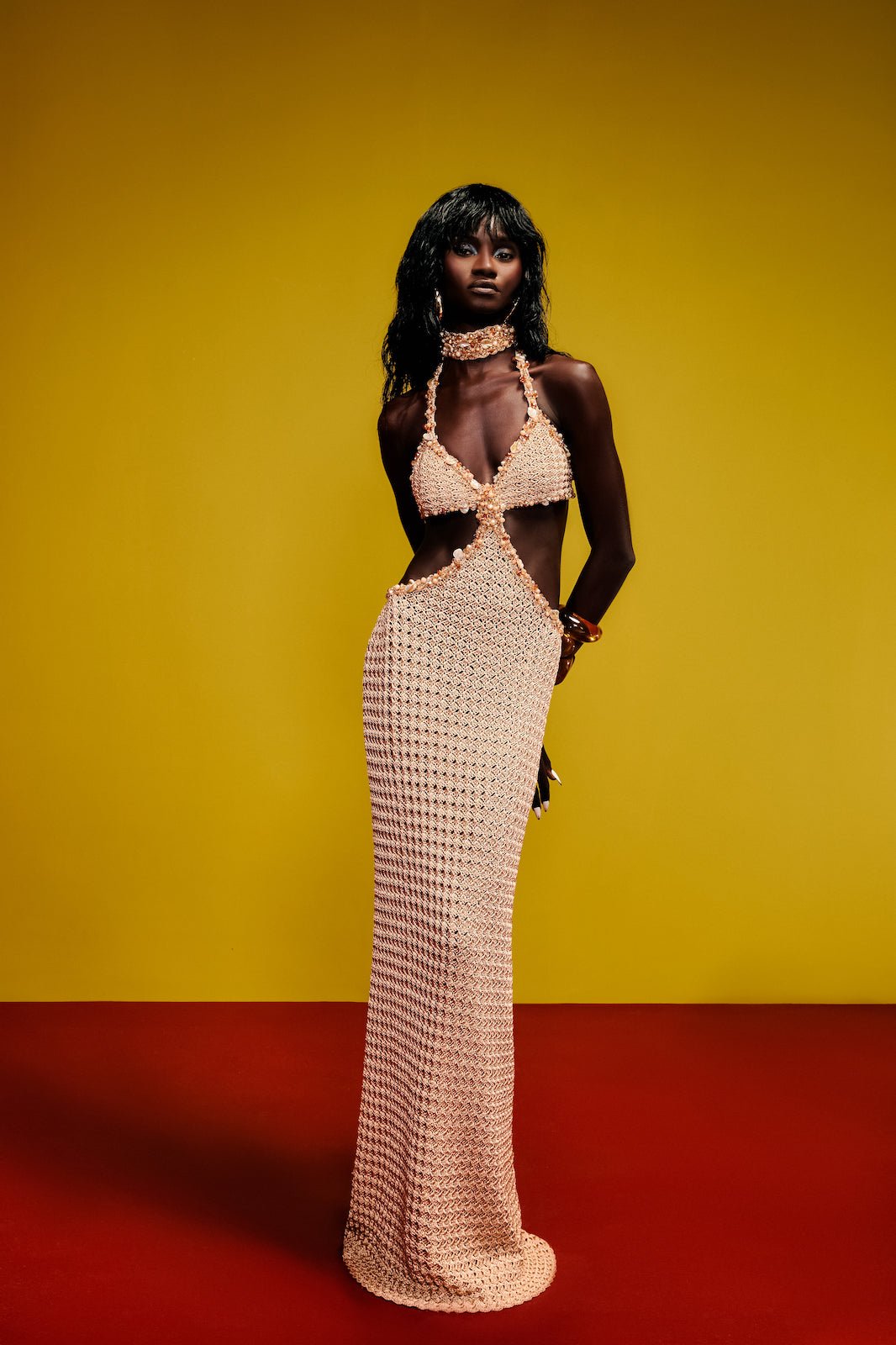 Vestido Selina Longo Bordado - Ammi