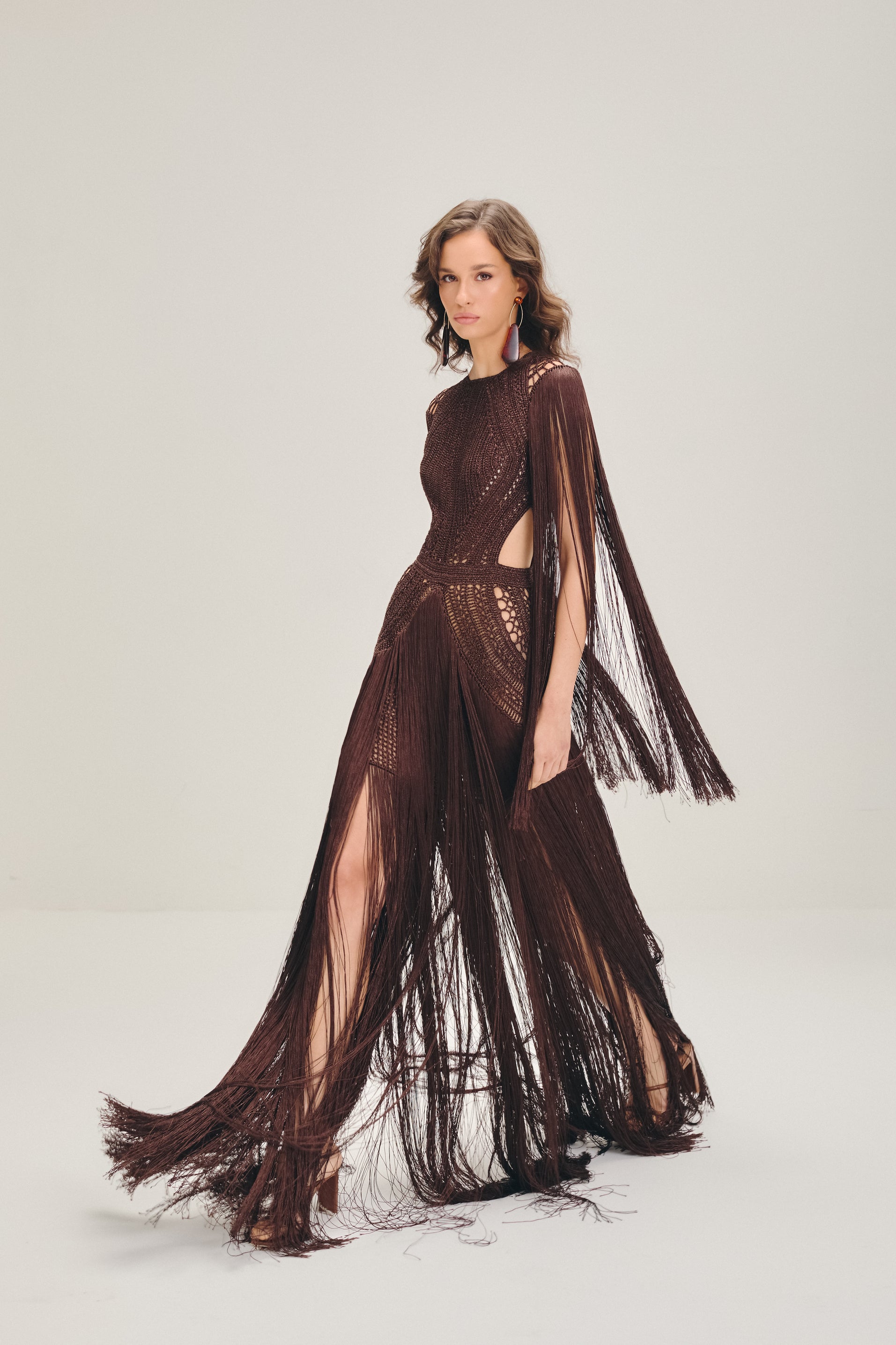 Bonito Maxi Dress - Coffee Brown