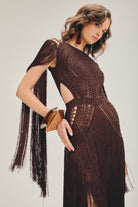 Bonito Maxi Dress - Coffee Brown